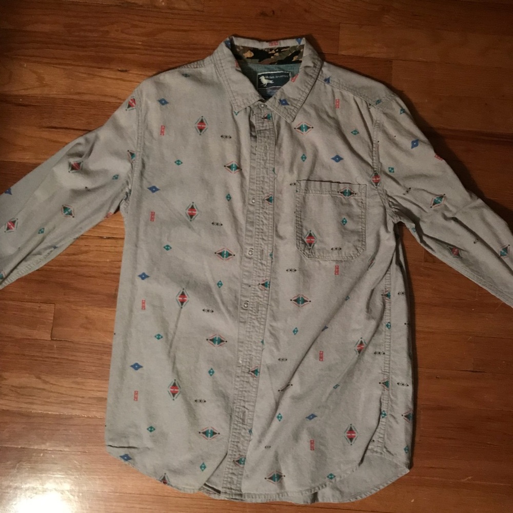 Modern Amusement Men’s Button-Up Shirt